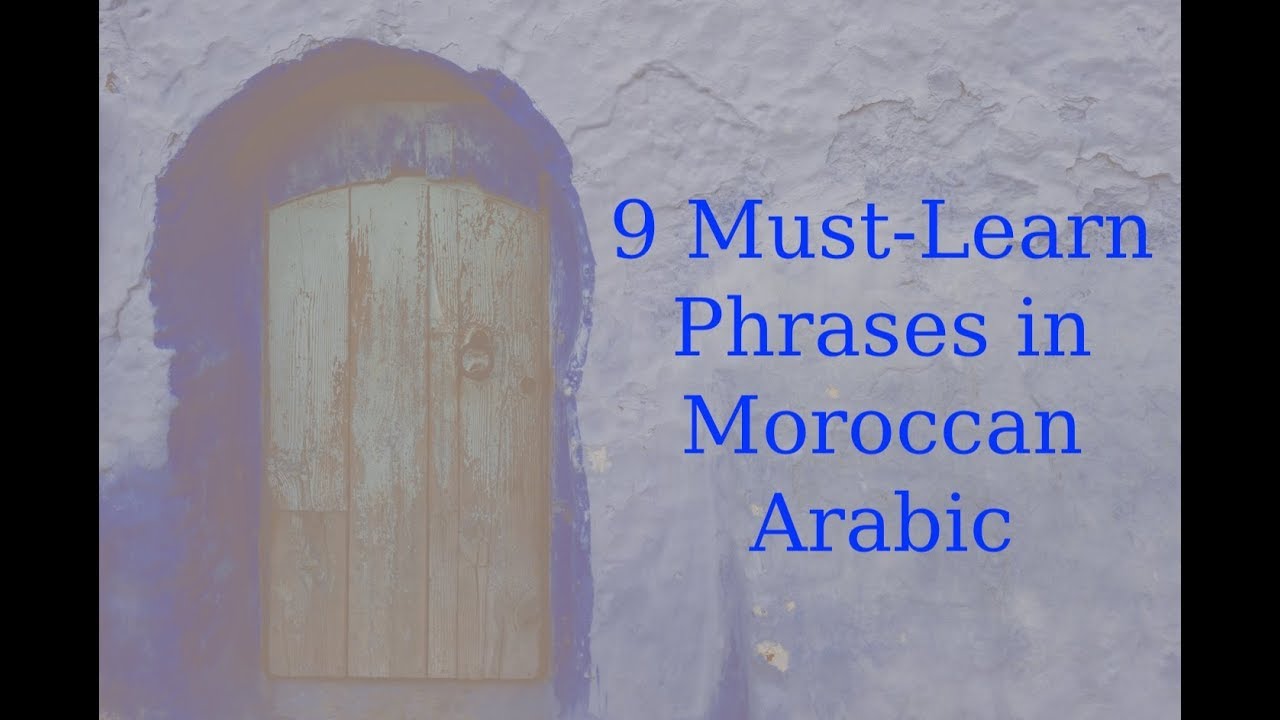 moroccan arabic for dummies